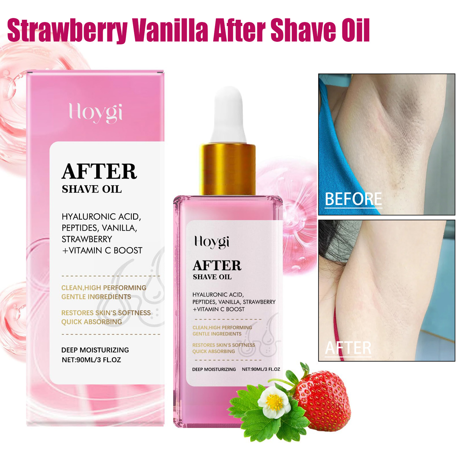 Shaving Cream - Tıraş Sonrası Yağ Çilek Kokulu Cildi