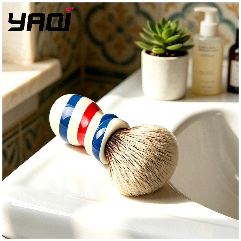 Men'S Grooming Hairstyles - Yaqi Berber Direği Tarzı Tıraş Fırçası,
