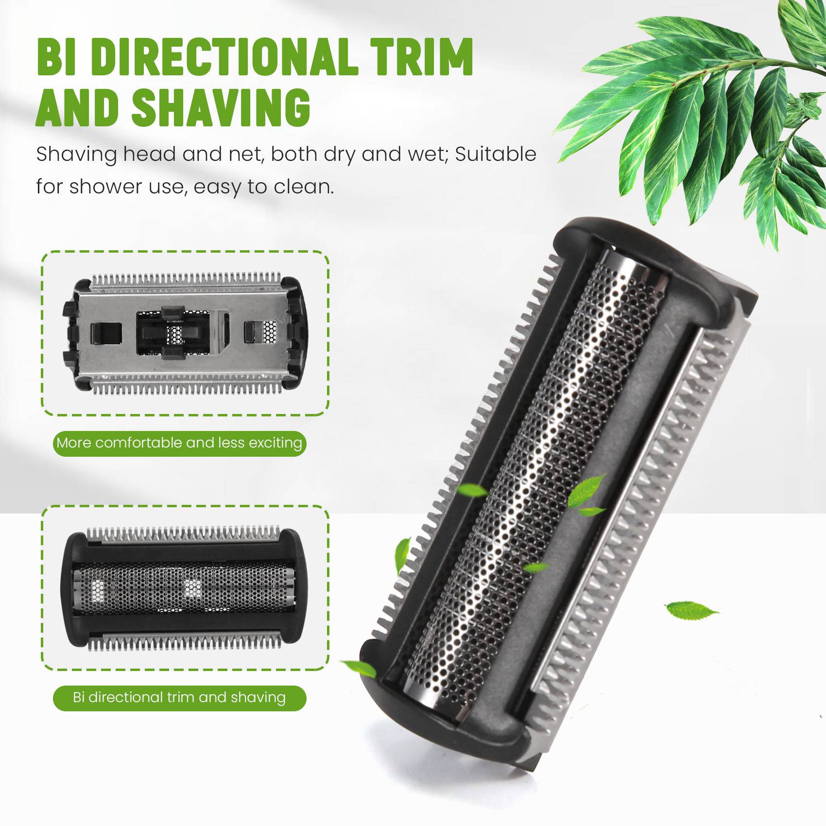 Body Trimmer - 5 paket düzeltici tıraş makinesi kafa
