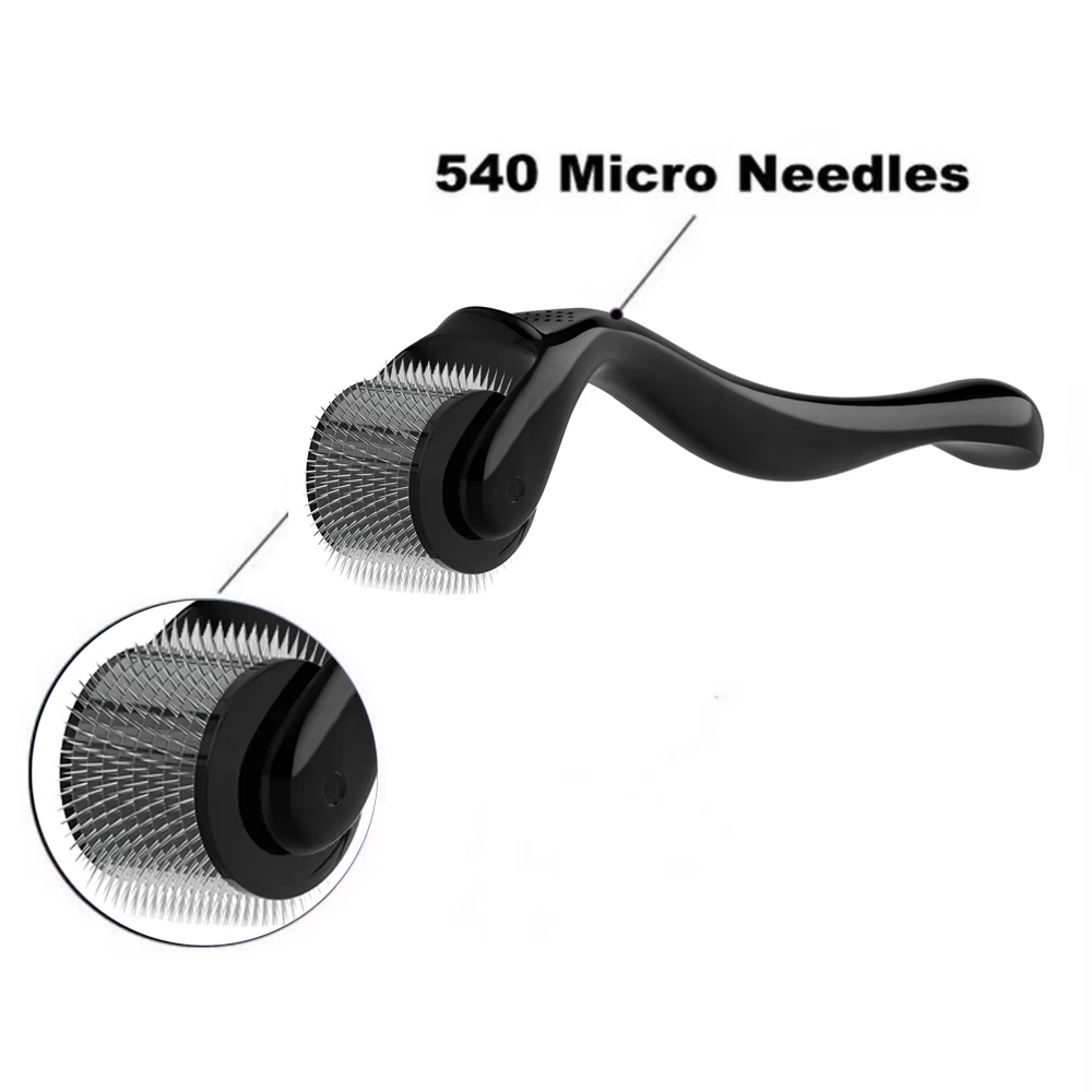 Beard Oil - 540 İğneli Derma Roller, Titanyum İğneler,