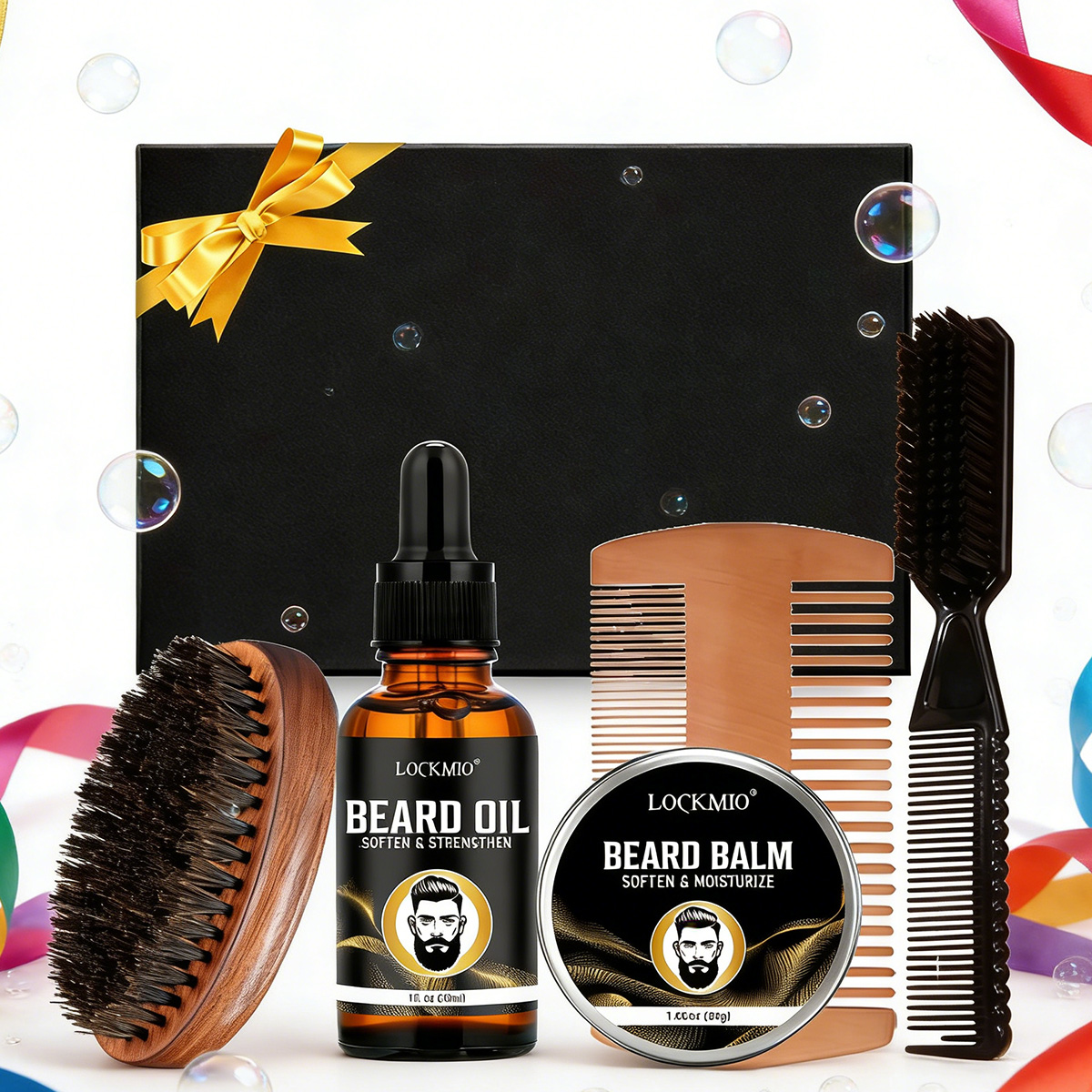 Beard Oil - LOCKMIO Erkekler İçin Sakal Bakım Şekillendirici