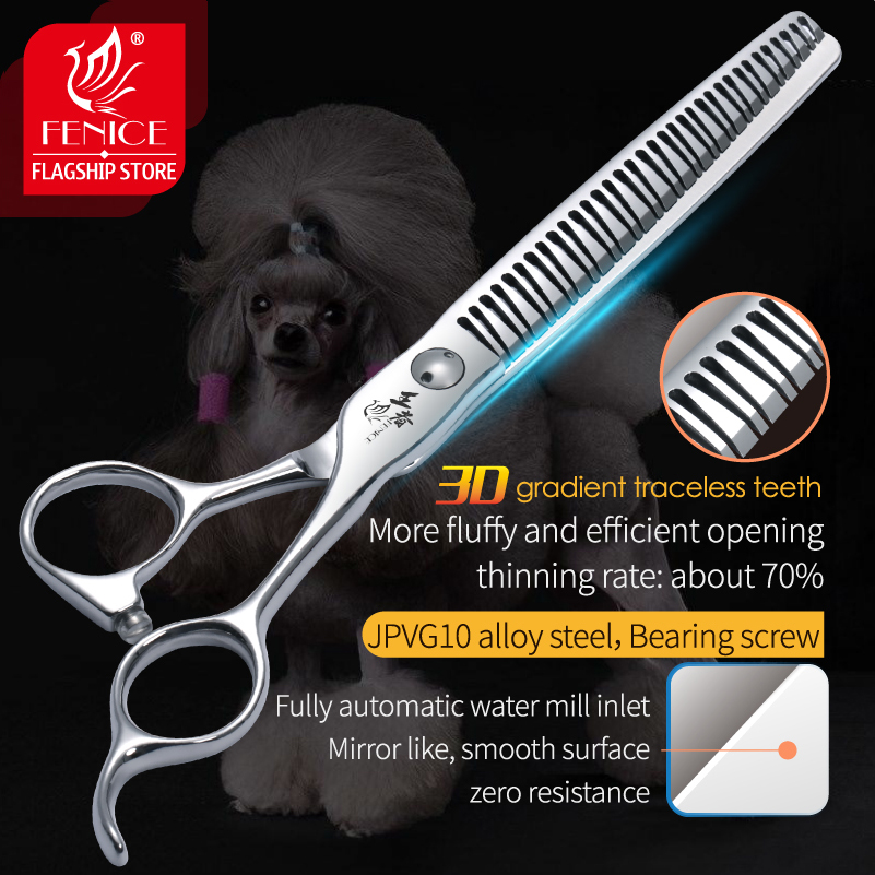 Grooming Scissors - Fenice 7 Inç 3D Degrade Traceless
