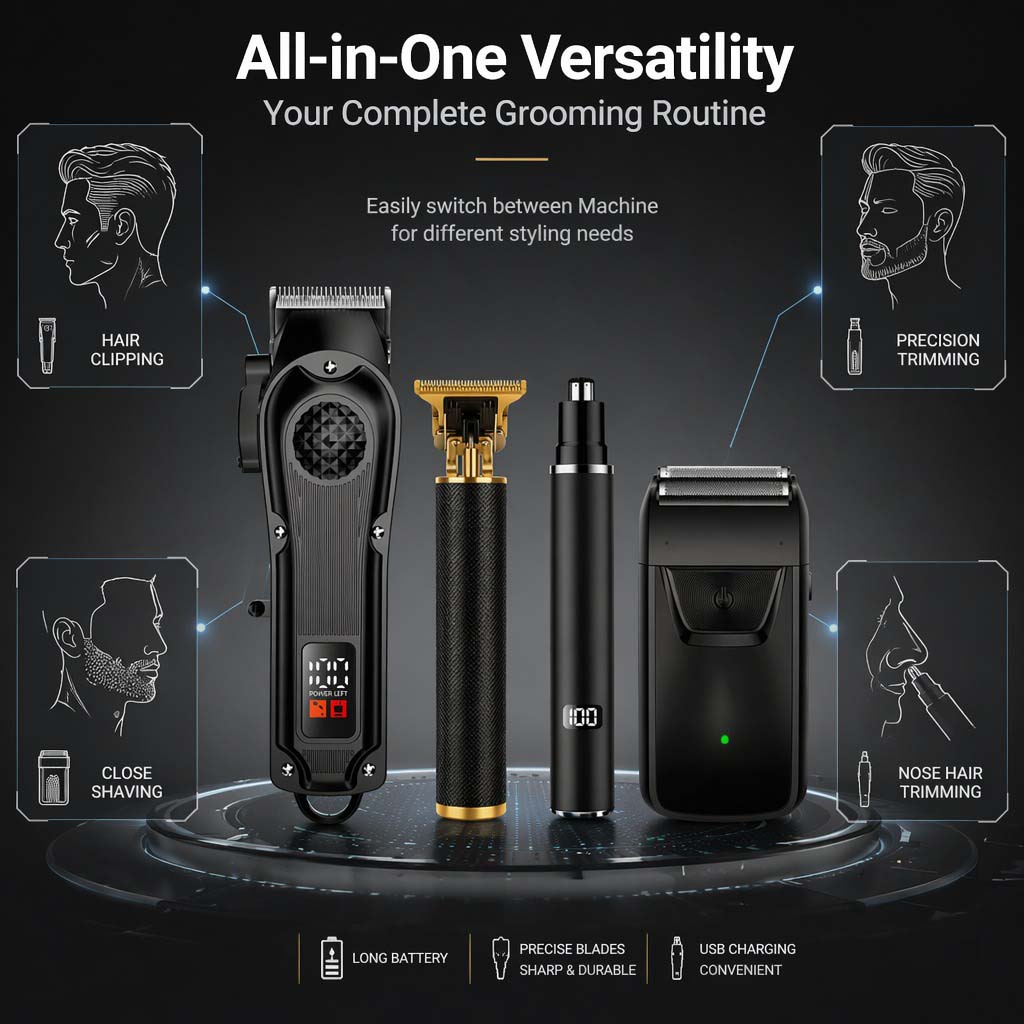 4'ü 1 Arada Erkek Saç Kesme Ma - Electric Shaver Rotary incelemesi ve fiyatı